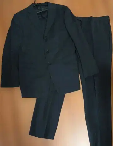 VISARUNO 남성용 수트 셋업 블랙