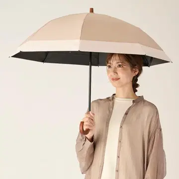 [새상품 한정판 판매] 선배리어100 2단 접이 바이컬러 핑크 나무 곡선 손잡이