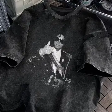워시드 T셔츠 XL 사이즈 Michael Jackson 루즈핏