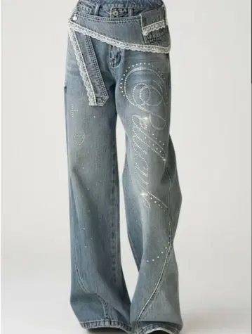 PELLICULE lacybelt motif denim 페리큐어