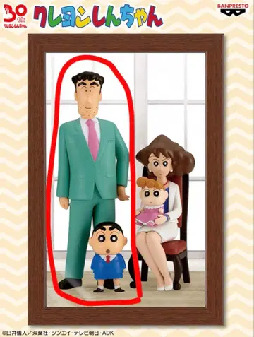 짱구는 못말려(크레용 신짱) 가족 사진 피규어 노하라 히로시 노하라 신노스케