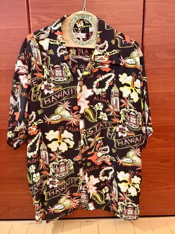 SUN SURF 아로하 셔츠 L 사이즈