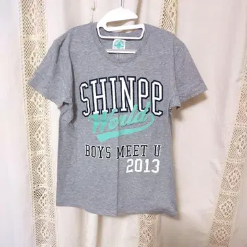 샤이니 M WORLD BOYS MEET U 그레이 티셔츠