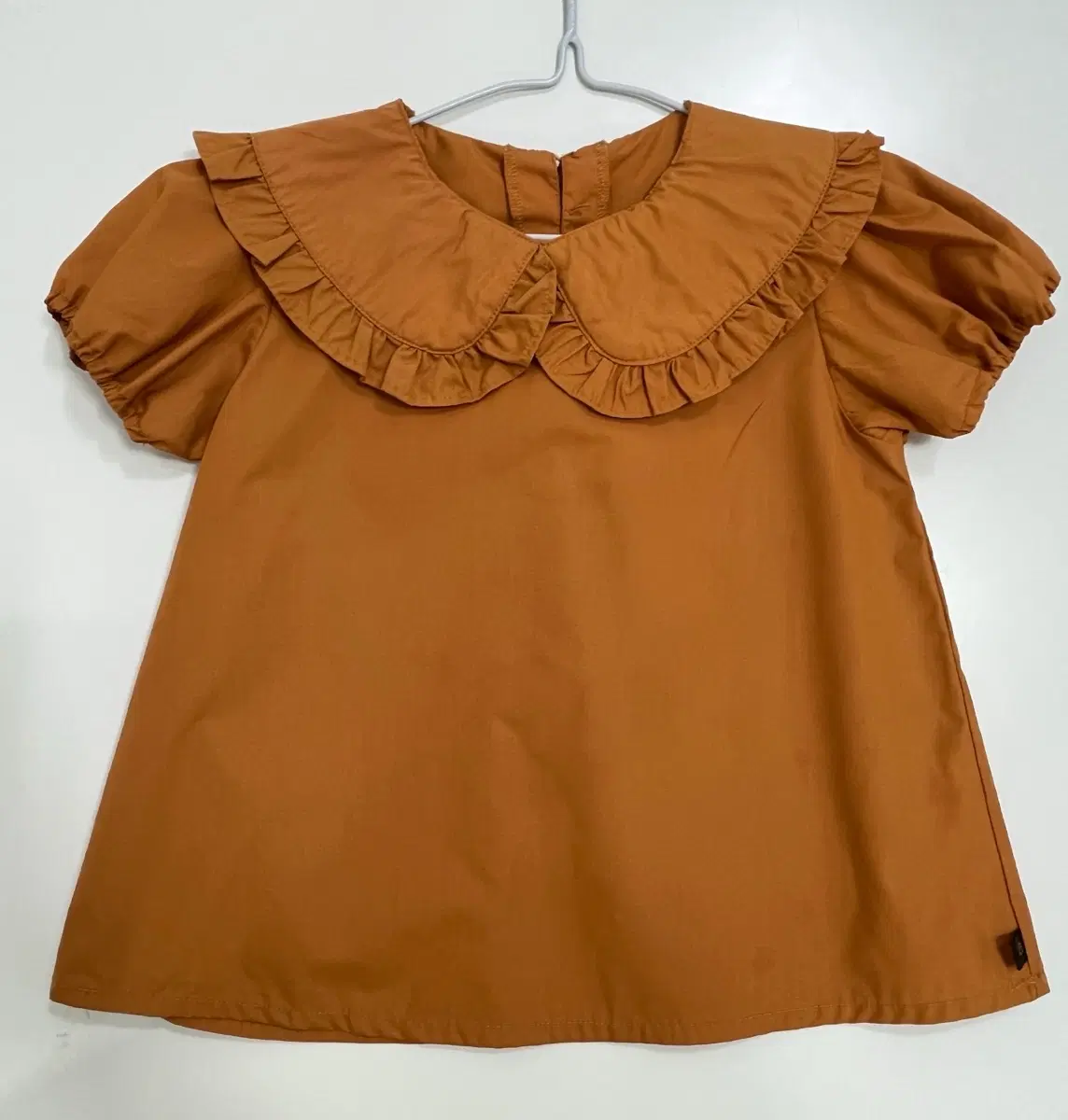 일본 95-100 여아 세라 퍼프 블라우스