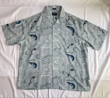XXXL 로카웨어 rocawear 반팔 셔츠 오픈 카라 초빅사이즈
