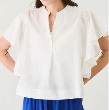 JAYRO 자이로 블라우스 화이트 프릴 소매