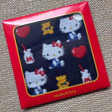 [ 새상품 미사용 ] FEILER Hello Kitty 손수건