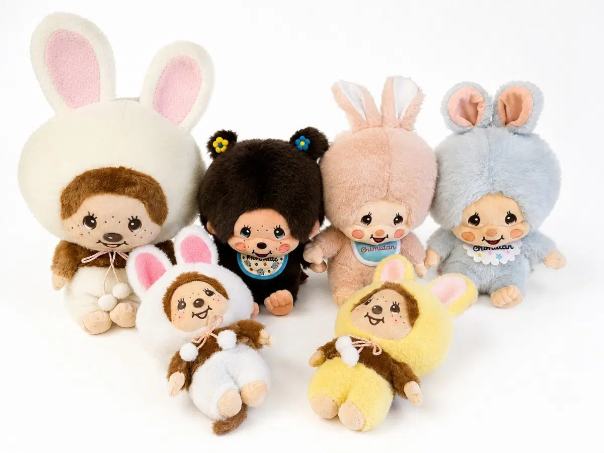 몬치치 & 치무탄 인형 컬렉션 일괄 판매
