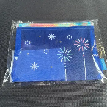 미개봉 새상품 영화 너와 불꽃놀이와 약속과 메쉬 파우치 사토 쇼리 나나카하라
