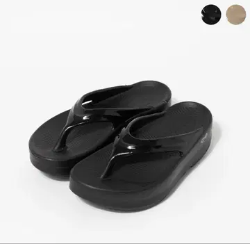 새상품급 [ OOFOS ] 통굽 Oomega/우메가 블랙 24cm