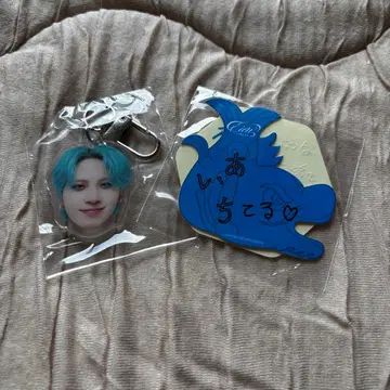 JO1 EIEN 카와시리 렌 캡슐 토이 얼굴 아크릴 키링 스티커