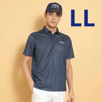 캘러웨이 Callaway 보타니컬 프린트 메쉬 카노코 셔츠