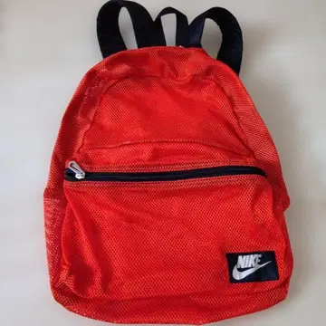NIKE 메쉬 백팩 오렌지