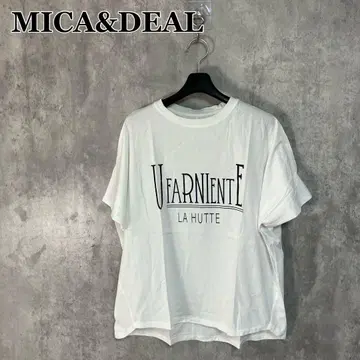 MICA&DEAL 'UFARNIENTE' 로고 프린트 T-shirt