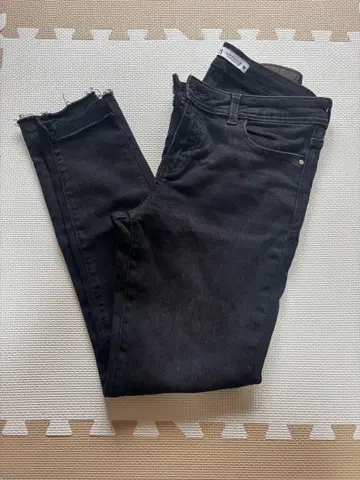 ZARA 여성용 스키니 데님 블랙 28인치