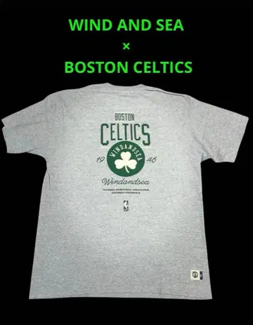 [새상품] WIND AND SEA x NBA CELTICS 반팔T셔츠 L
