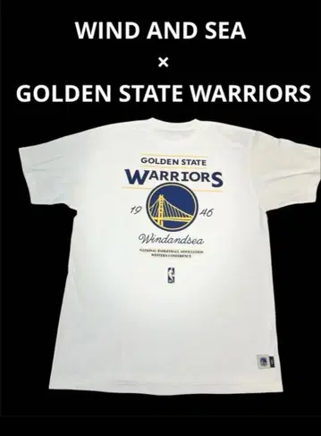 [ 새상품 ] WDS x GOLDEN STATE WARRIORS 반팔 T셔츠