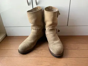 REDWING PT99 엔지니어 부츠 스웨이드 베이지 8D