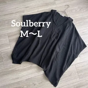 Soulberry 소울베리 마 혼방 세일러 카라 돌먼 블라우스 M~L