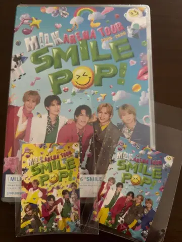 미개봉 M!LKTOUR 2025 SMILE POP! DVD 스티커 포함