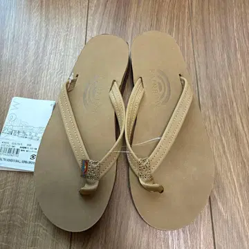 레인보우 샌들 여성용 스몰 베이지