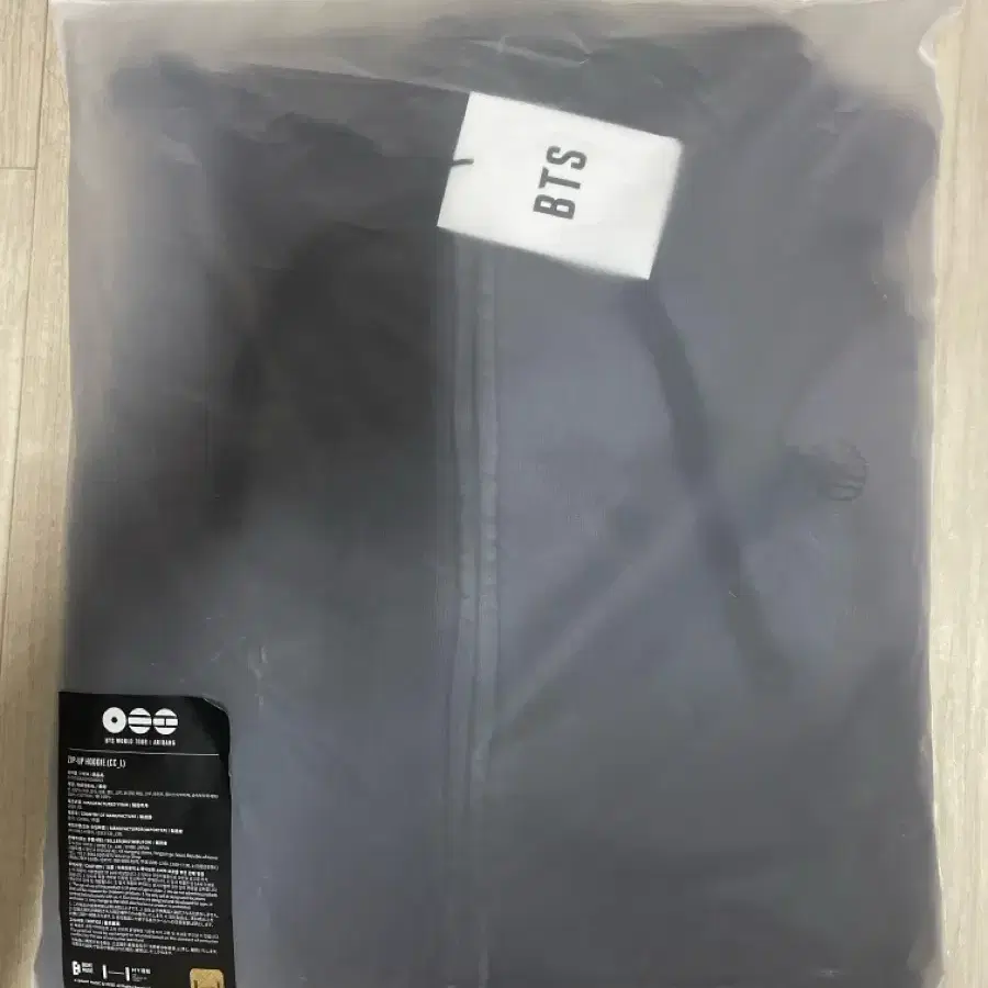 BTS 방탄 후드집업 부산콘 아리랑 한국한정 집업후드 L