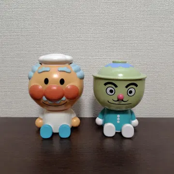 커다란 호빵맨 마스코트 잼 아저씨 돈까스맨 2개 세트