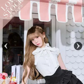 michell Macaron 비쥬 퀼팅 리본 블라우스