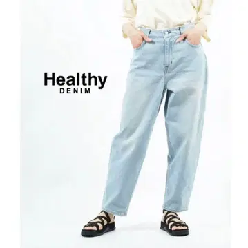Healthy DENIM Moss 와이드 테이퍼드 데님 카네코 아야