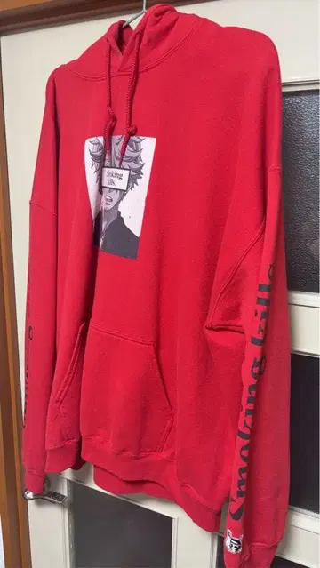 FR2 스모킹 킬즈 후드티 빨간색