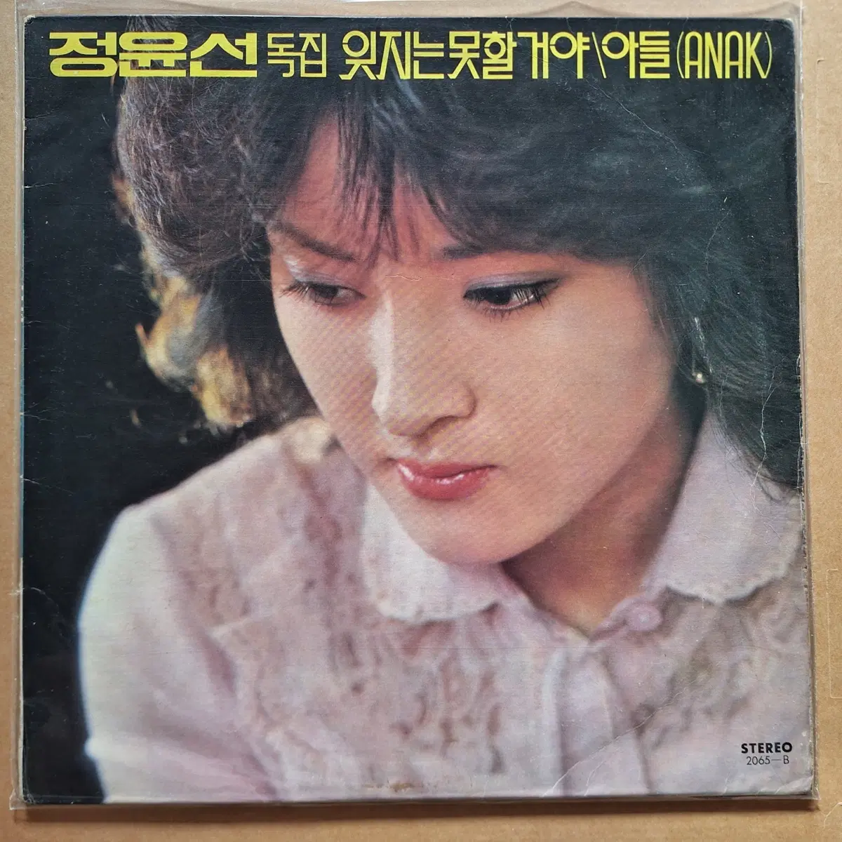 정윤선 독집 잊지못할거야 / 아들(ANAK) LP