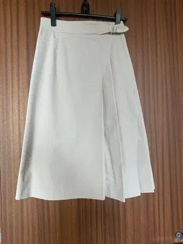 ANAYI 아나이 비대칭 플리츠 스커트 38