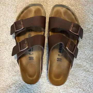 버켄스탁 애리조나 브라운 샌들 26cm