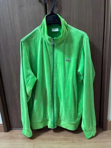 LACOSTE 라코스테 벨로아 트랙 자켓 그린