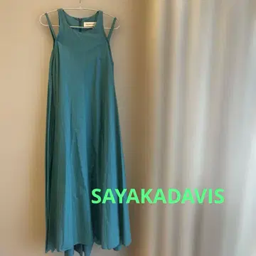 SAYAKADAVIS 슬리브리스 롱 원피스 블루