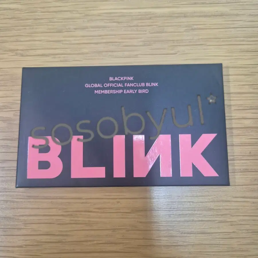 블랙핑크 BLINK 멤버십 포카세트