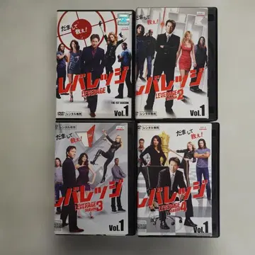 DVD 레버리지 LEVERAGE 시즌 4 세트 디스크 29장