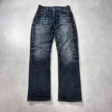 GAPJEANS EASYFIT 데님 팬츠 다크 네이비 W30 페이드 그런지