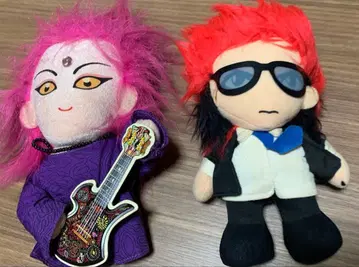 X japan hide 봉제 인형 2체 세트 중고