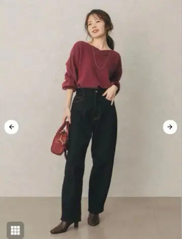 COHINA 코히나 라메 코쿤 데님 팬츠