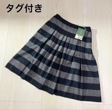 택 포함 오닐 오브 더블린 울 보더 스커트