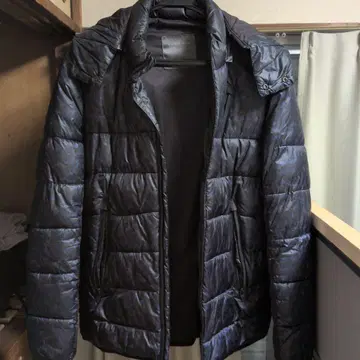ZARA MAN 다운 자켓 블랙 L