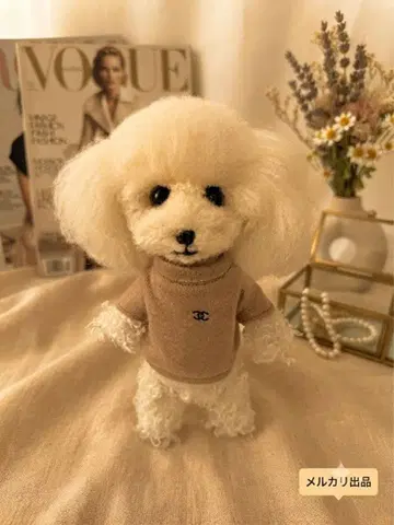 화이트 푸푸 인형 백참