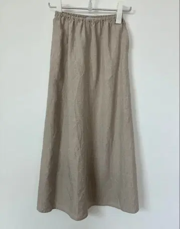 UNITED ARROWS 린넨 플레어 맥시 스커트