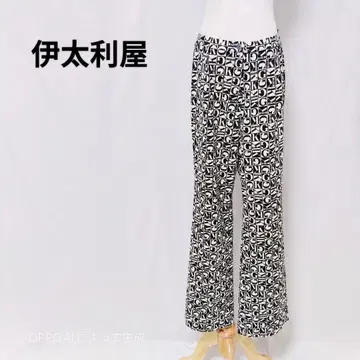 [새상품급 레어] 이타리야 GK 모노톤 올 로고 무늬 스트레치 팬츠 11 L
