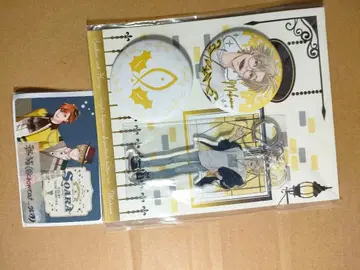 멸치와 호랑가시나무 마코모유유 아크릴 키링 캔뱃지 세트