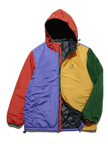 컨디션 최상 고슬로우캐러밴 클레이지패턴 충전솜 자켓 5 XL