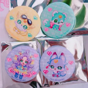 프리큐어 도트 아트 특전 캔뱃지