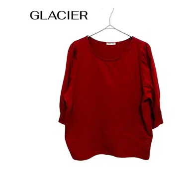 B0625GLACIER 7부 소매 블라우스 퍼프 슬리브 캐주얼 데이트