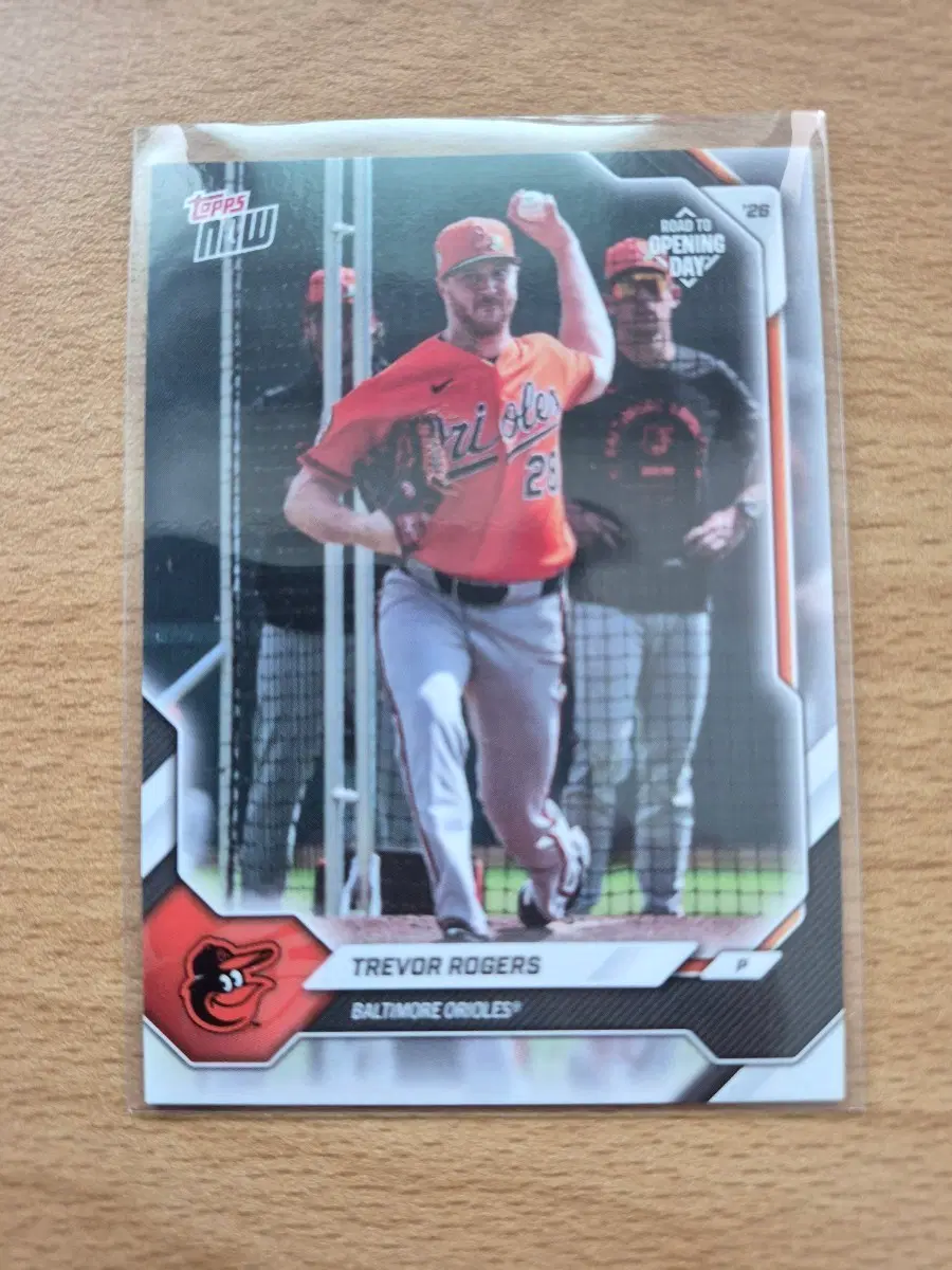 MLB 2026 탑스나우 오프닝데이 볼티모어 트레버 로저스 카드판매